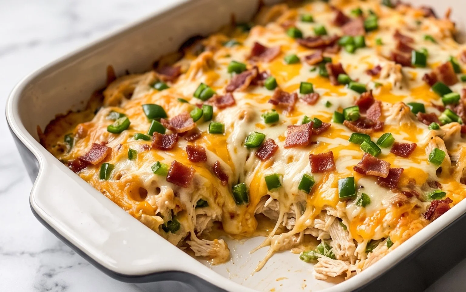 Jalapeno Popper Chicken Casserole Recipe