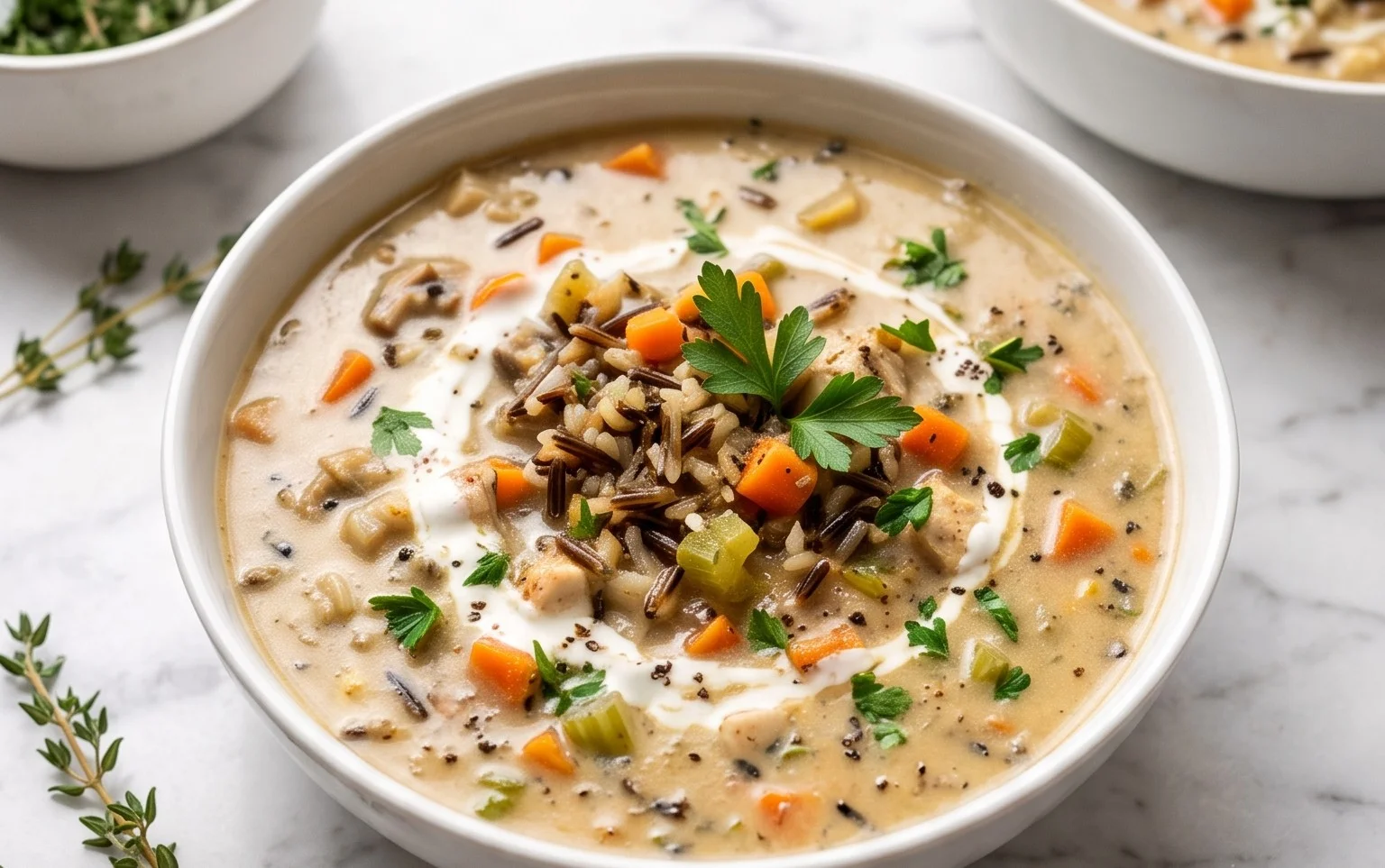 Soupe Automnale au Riz Sauvage : Facile & Réconfortante