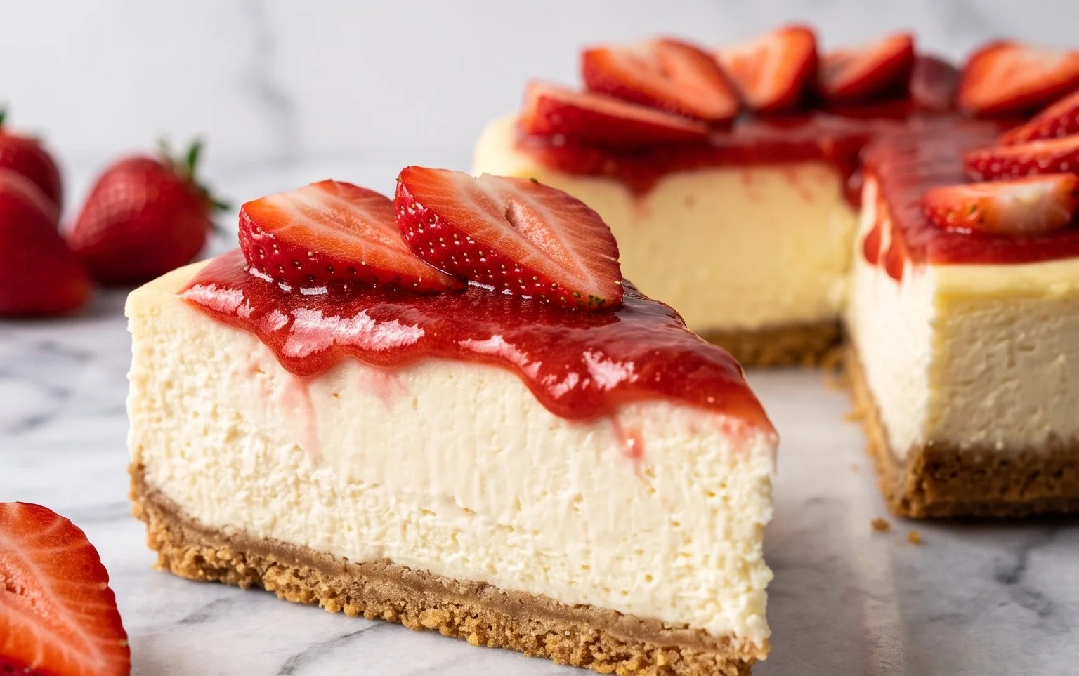 Cheesecake Fraise Parfait : Crémeux, Fruité & Inoubliable