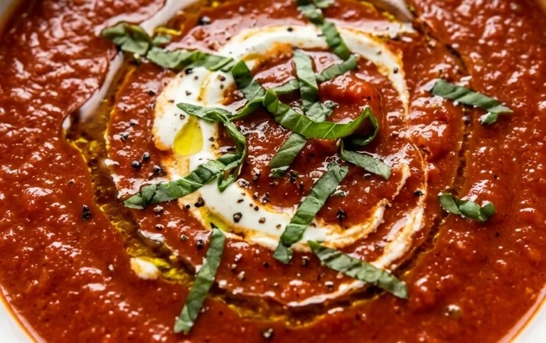 Roasted Tomato Basil Soup