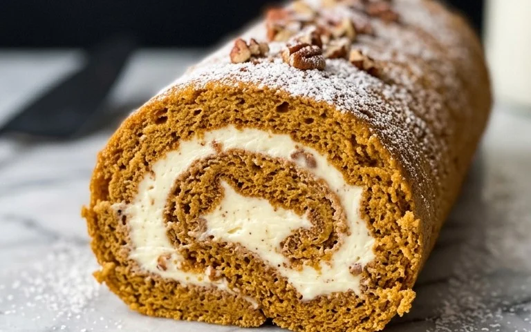Roulé à la Citrouille Moelleux : Recette Facile & Crémeuse