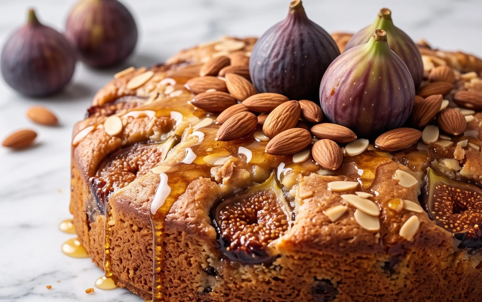 Gâteau Figues Amandes Miel : Douceur Automnale