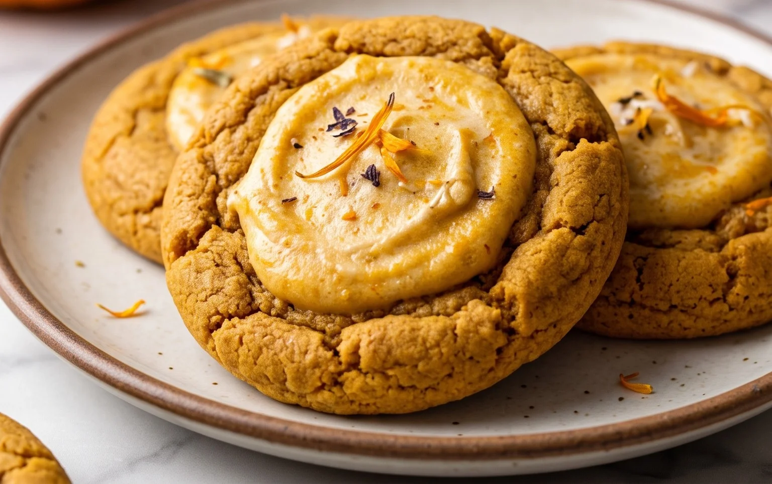 Pumpkin Cheesecake Cookies